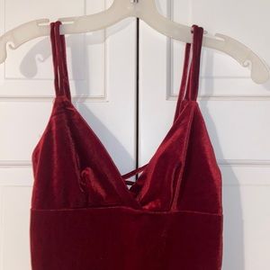 Red Velvet Bodysuit